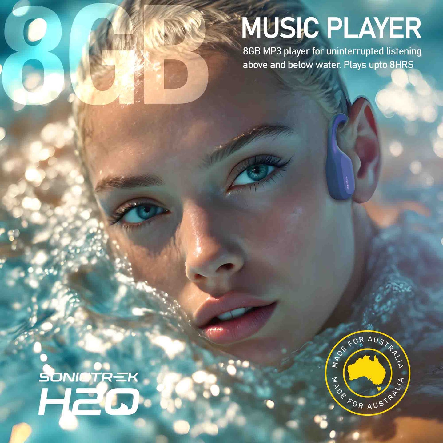 Sonictrek H2O Swimming Earbuds detail view 2