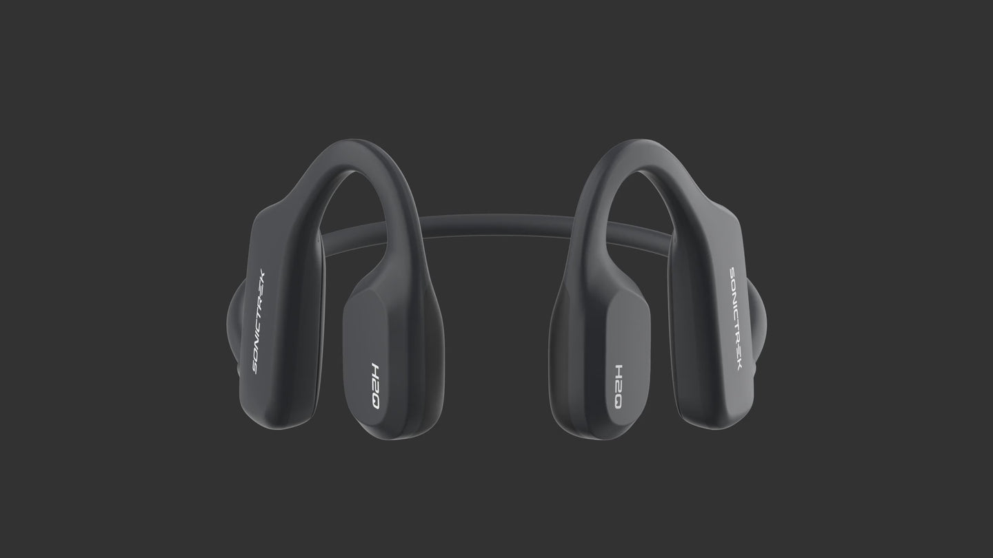 Sonictrek H2O Wireless Earbuds For Swimmers With Inbuilt Music Player