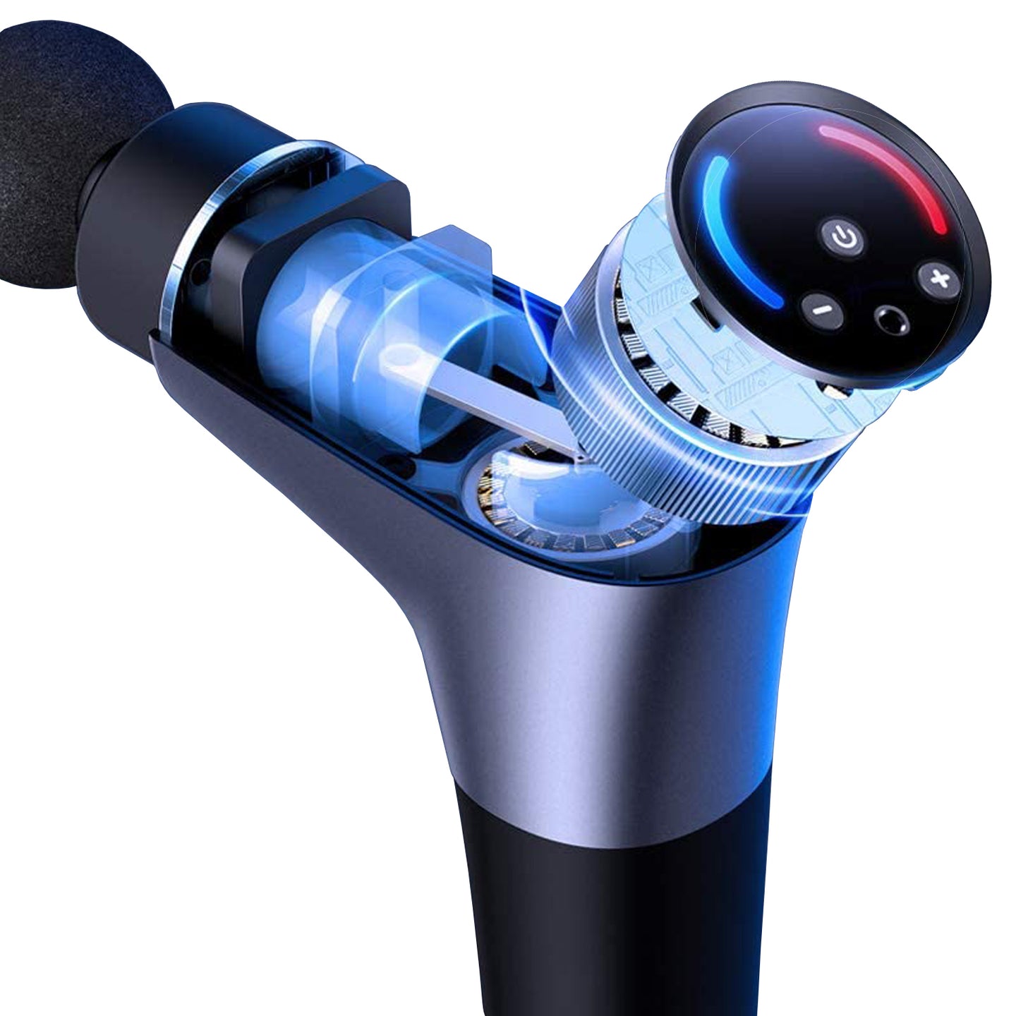 Ekko One Pro Edition Athlete Tested Percussive Therapy Smart Sports Massager internal components