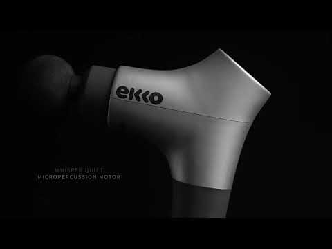 Ekko One Pro Edition Athlete Tested Percussive Therapy Smart Sports Massager with Accessories and Carrying Case - Free Shipping product video
